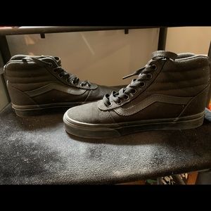 black high top vans